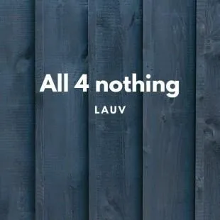 Lời bài hát All 4 nothing - Lauv | All 4 nothing Lyrics