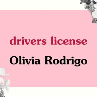 Lời bài hát Drivers license - Olivia Rodrigo | Drivers license Lyrics