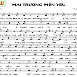 Lời bài hát Mái trường mến yêu - Lê Quốc Thắng | Mái trường mến yêu Lyrics