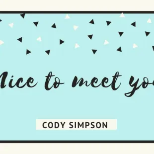 Lời bài hát Nice to meet you - Cody Simpson | Nice to meet you Lyrics