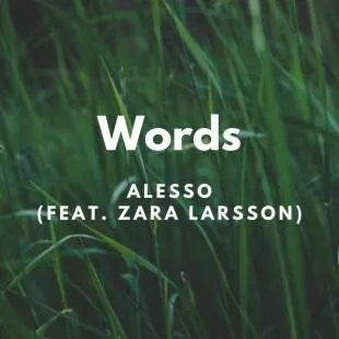 Lời bài hát Words - Alesso (Feat. Zara Larsson) | Words Lyrics