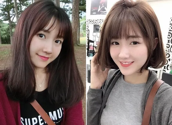 Cách tự cắt tóc mái đẹp như gái Hàn khiến chàng mê mẩn