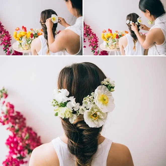 Những kiểu tóc tết cho cô dâu theo phong cách cưới DIY đẹp “hết sảy”